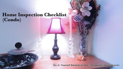 Home inspection checklist for if you're selling a condo.