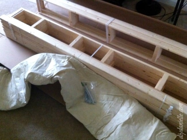 DIY Box Spring Kit Supplies. 