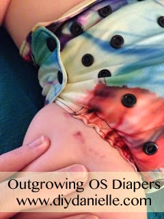 How I made bigger cloth diapers when my son outgrew one size diapers