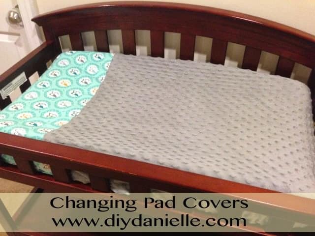 How to make your own changing pad covers.