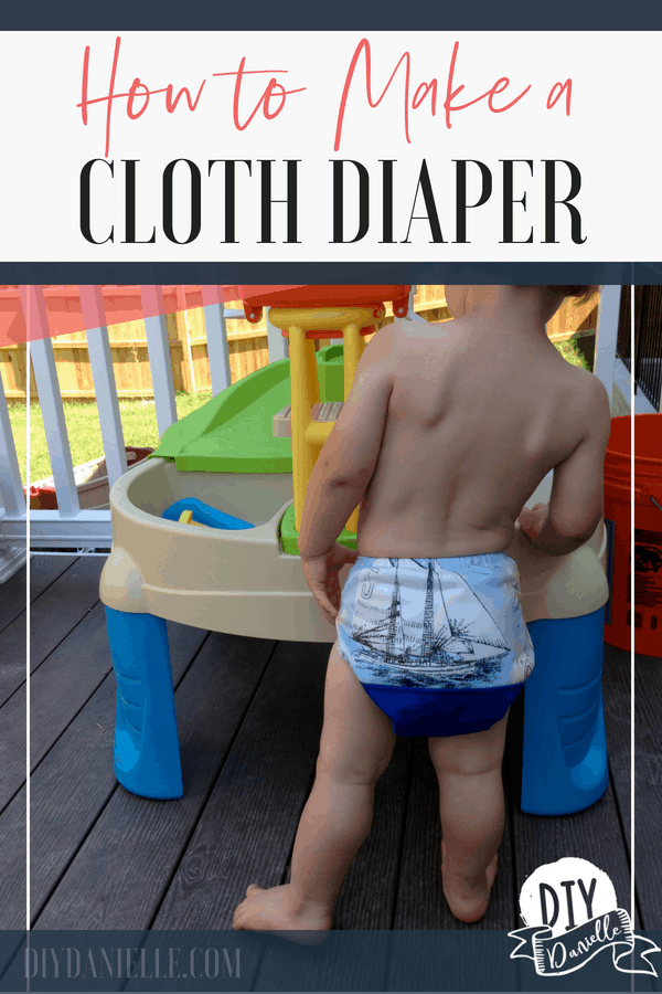 How to make a cloth diaper. Learn how to sew your own pocket diapers in this tutorial.