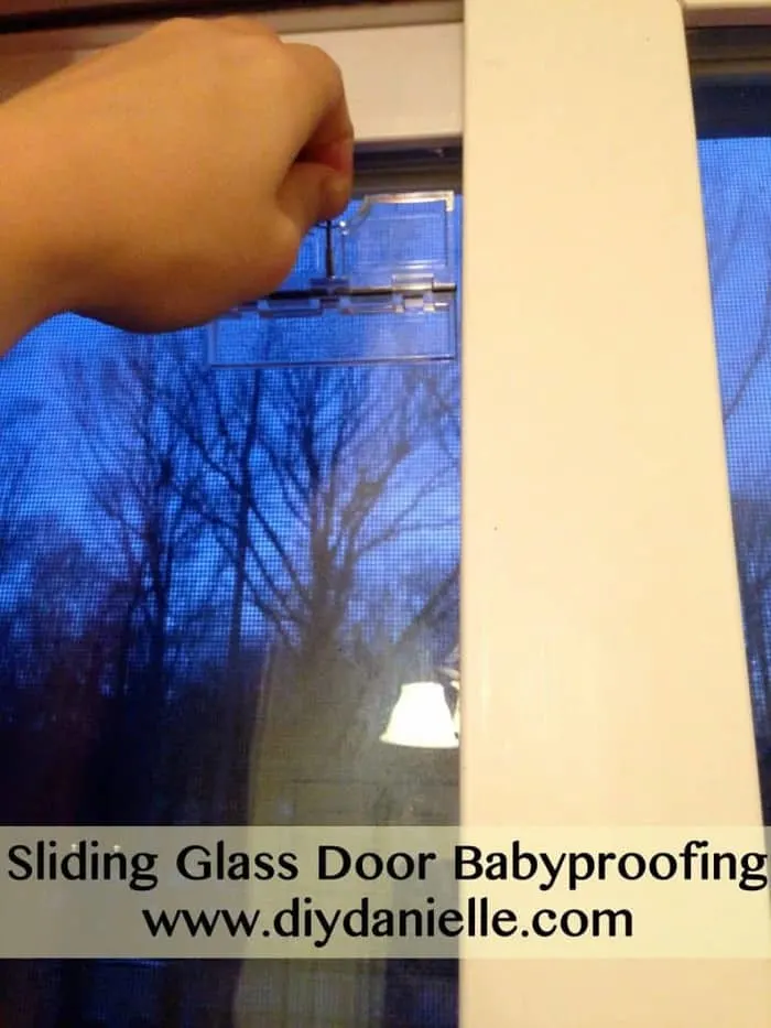 Sliding Glass Door Baby Proofing Diy, How To Baby Proof Sliding Glass Doors