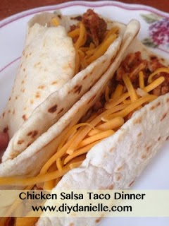 How to make homemade tortillas and a chicken salsa taco dinner