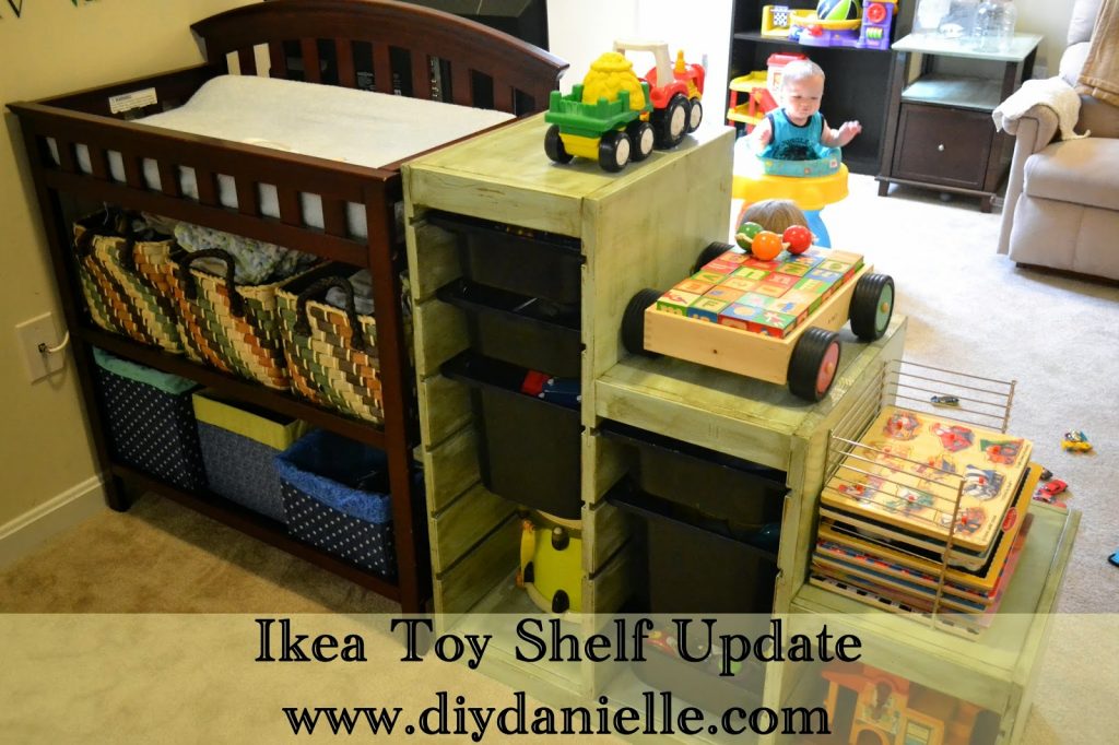 Ikea Toy Shelf Redo - DIY Danielle