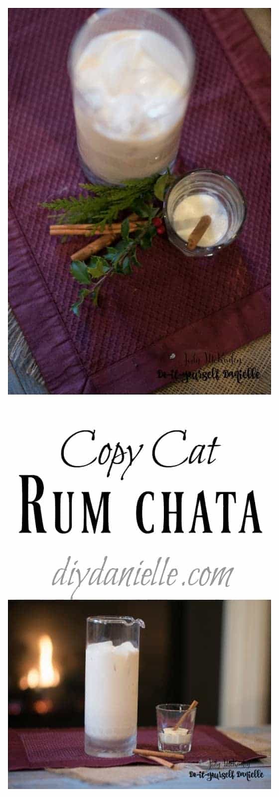 Copycat Rum Chata DIY Danielle®