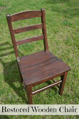 Restored Wooden Chair: Saving the Life of an Old Wood Chair