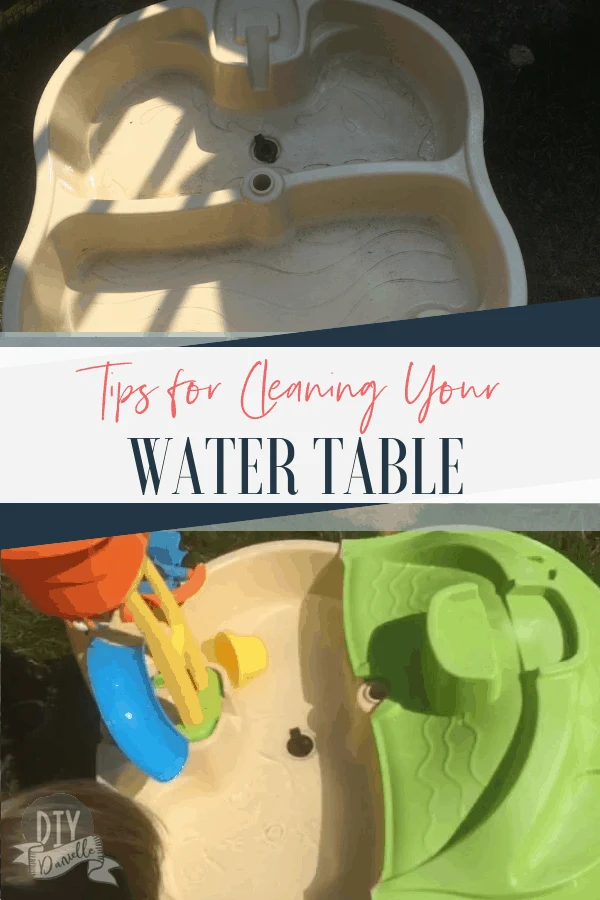 Tips for cleaning the water table and preventing future dirt and mold issues.
