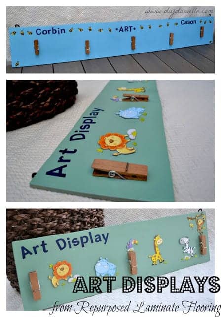 artdisplaysfromrepurposedflooring