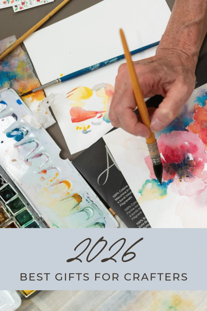 2026 Gift Ideas for Crafters: From 3D printers to UV printers to watercolors, get ideas for your favorite maker this holiday season! Photo of a person doing a watercolor painting.