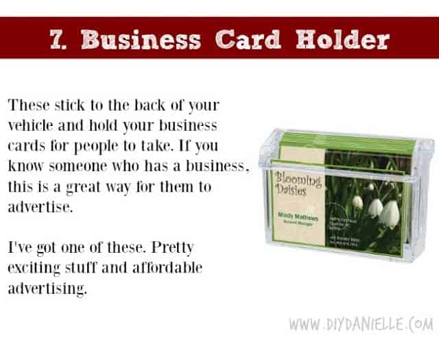 Holiday Gift Idea for Adults: Business Card Holder