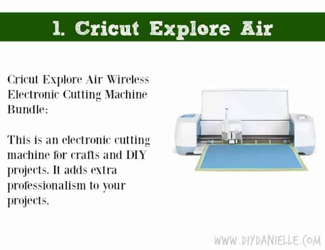 Holiday DIY Gift Guide: Cricut Explore Air
