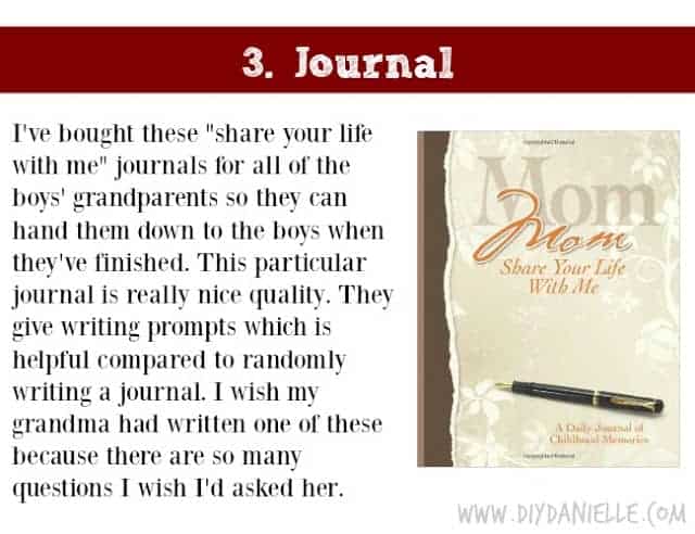 Holiday Gift Idea for Adults: Journal