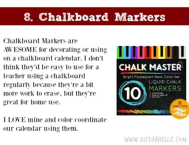 Holiday Gift Idea for Adults: Chalkboard Markers
