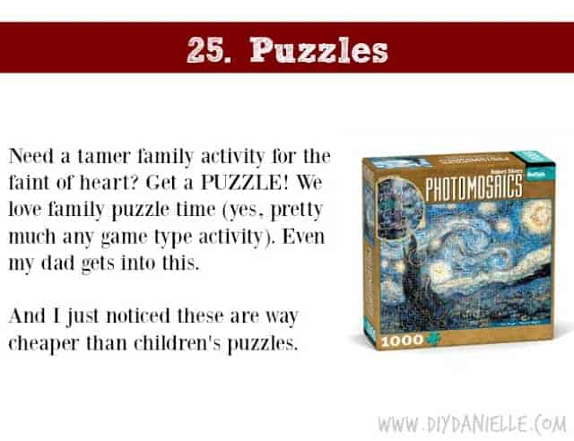 Holiday Gift Idea for Adults: Puzzle
