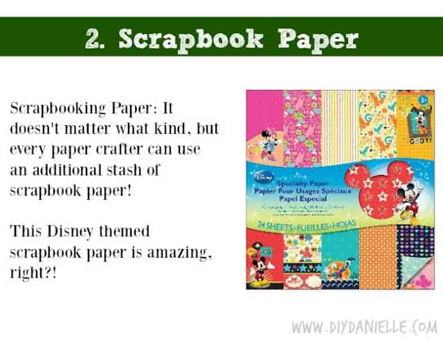 Holiday DIY Gift Guide: Scrapbook Paper