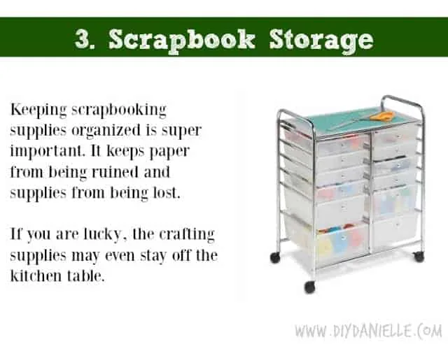 Holiday DIY Gift Guide: Scrapbook Storage