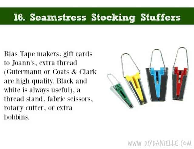 Holiday DIY Gift Guide: Seamstress Stocking Stuffers
