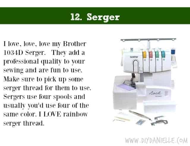 Holiday DIY Gift Guide: Serger