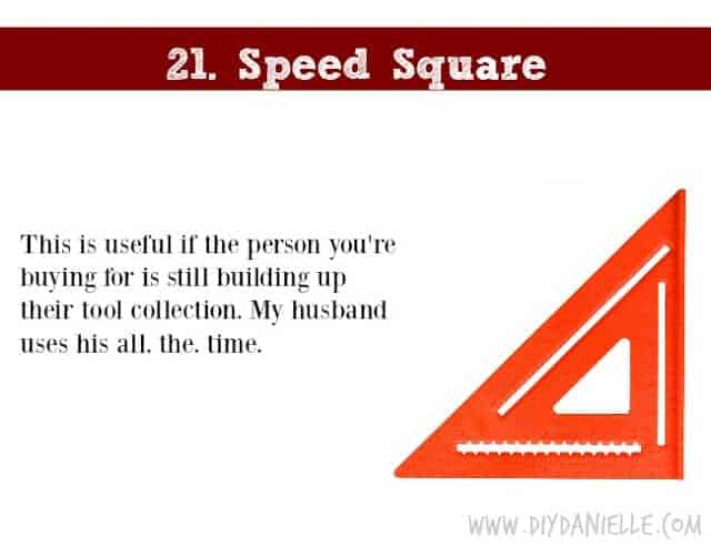 Holiday Gift Idea for Adults: Speed Square