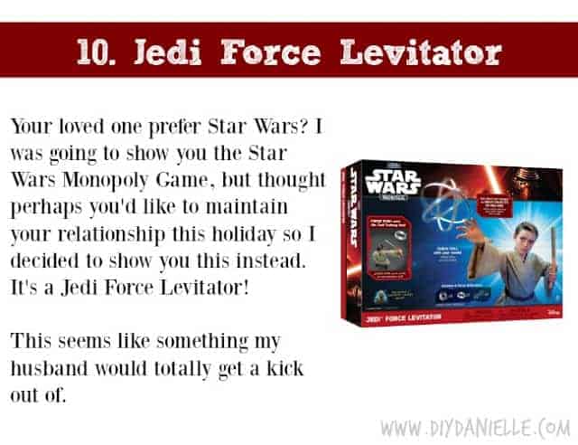 Holiday Gift Idea for Adults: Jedi Force Levitator