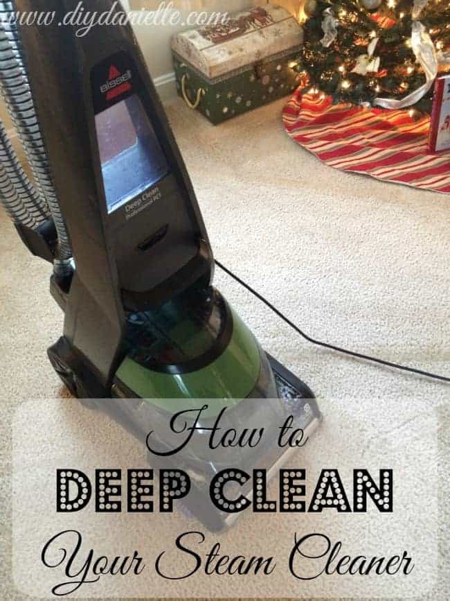 How to deep clean your pet steam cleaner.