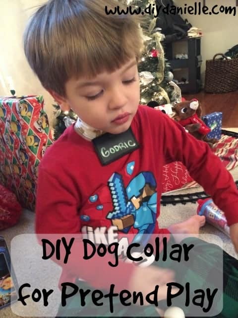 Sew a Pretend Dog Collar for Toddler