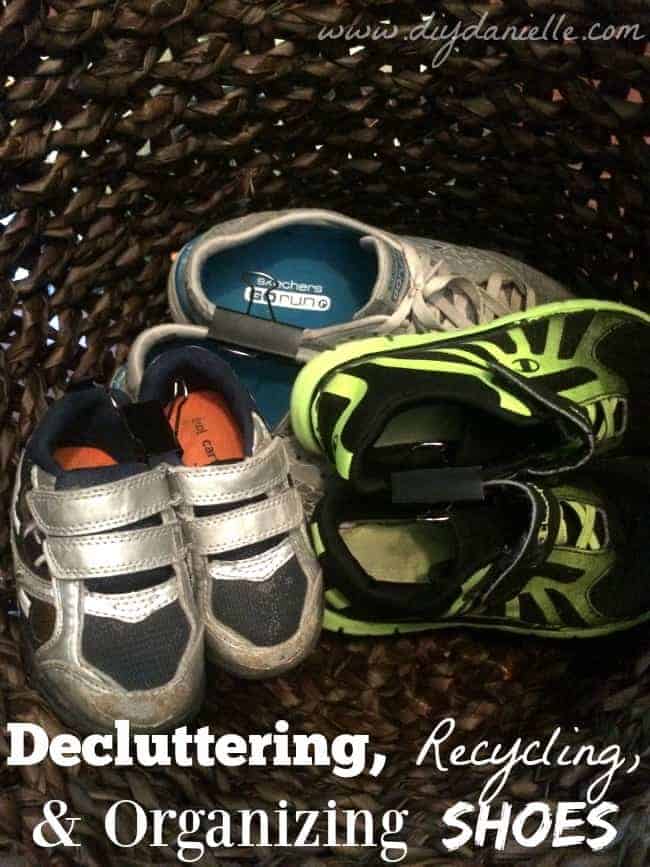 Decluttering, Recycling, and Organizing Shoes