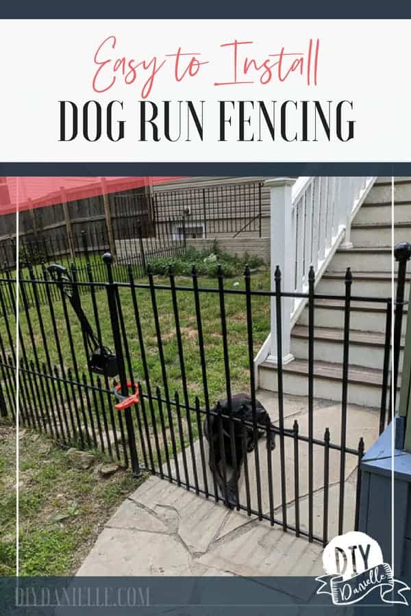 Dog run hotsell fence lowes