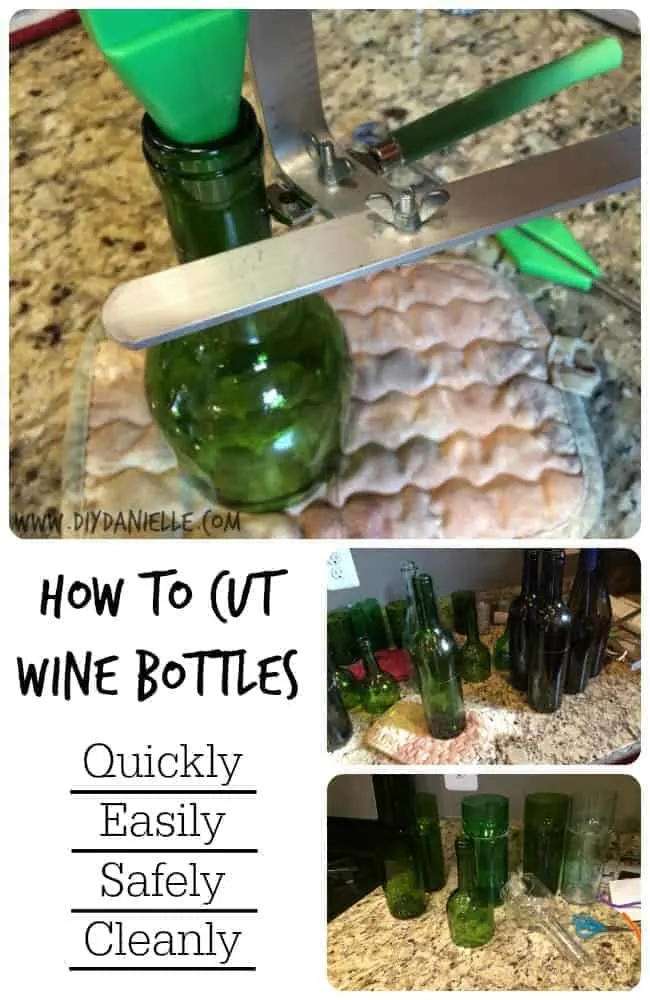 DIY Wine bottle cutting