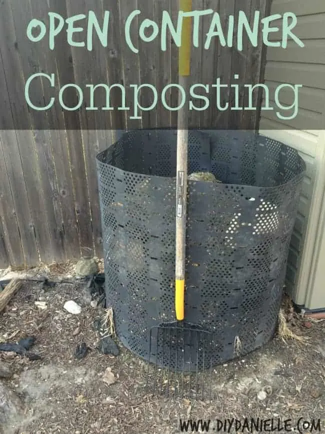 open bin composting