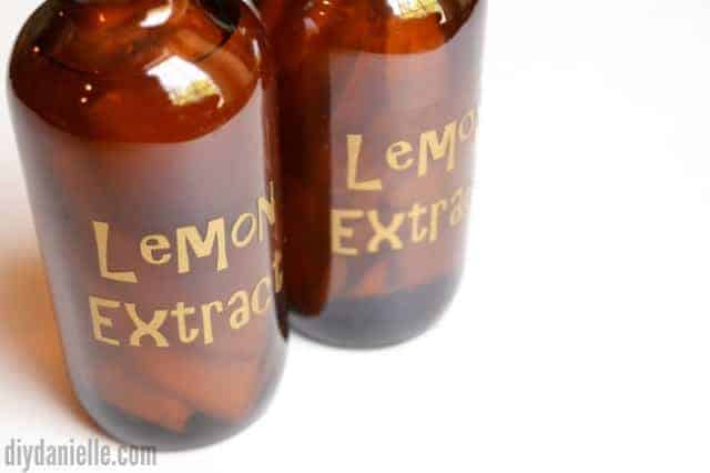 diy lemon extract