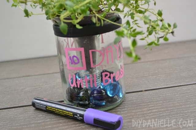 Upcycled wine bottle craft for an easy gift!