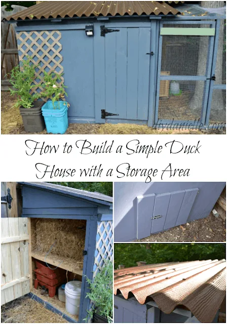 DIY Duck House with Storage