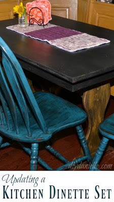 Refinished Kitchen Table and Benches