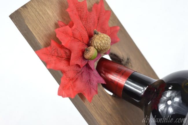 Fall Themed Balancing Wine Holder