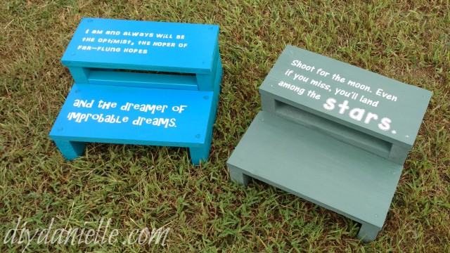 Easy DIY Wood Stepping Stools.