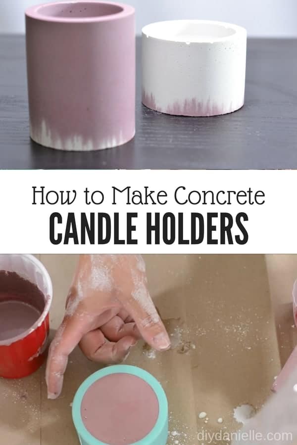 Learn how to make concrete candle holders quickly and easily. These make great gifts for family and friends.