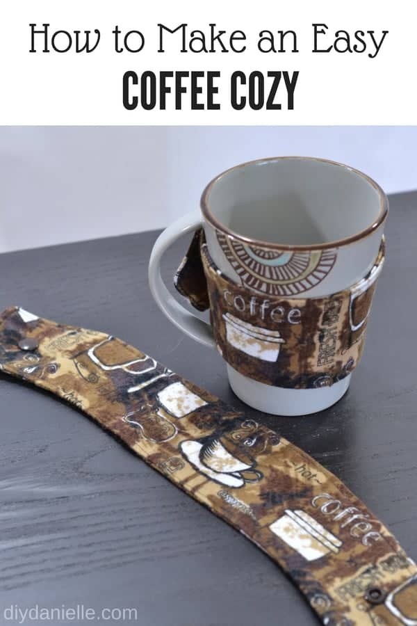 How to sew a mug cozy. These are great gifts.