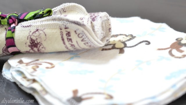 How to make cloth wipes.