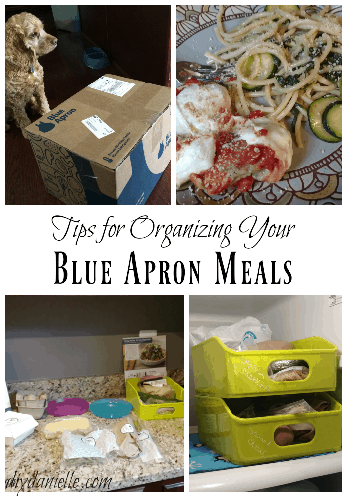Tips for Organizing Blue Apron