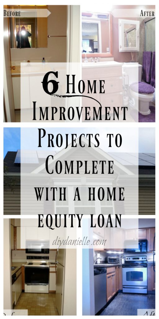 Different projects that might be worth taking out a loan to complete.