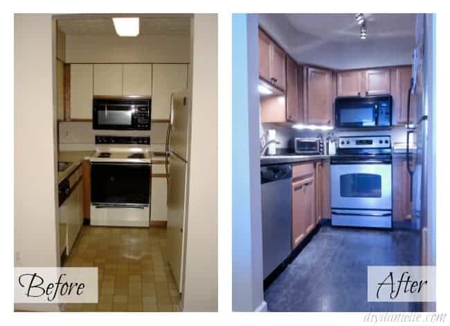 Kitchen renovations: Before and After in a SMALL condo