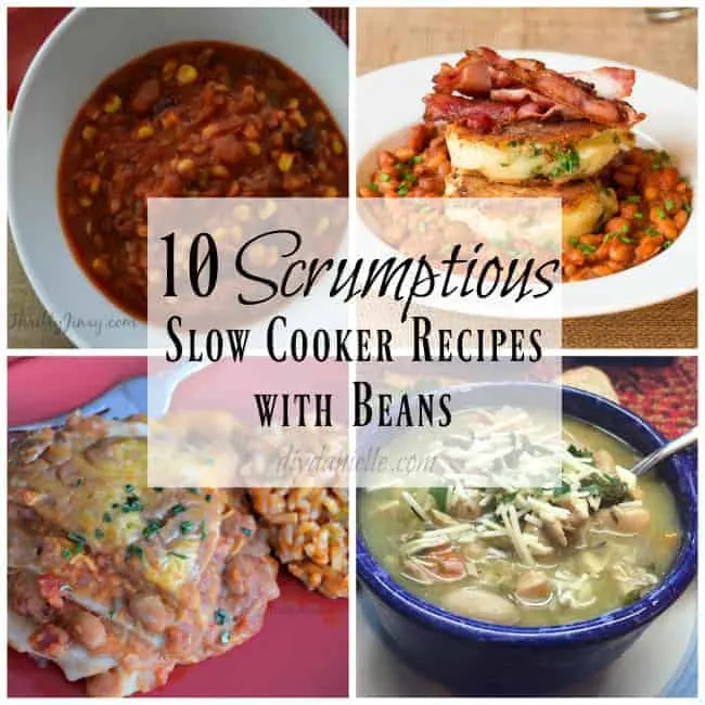 Bean recipes that can be cooked in a crockpot.