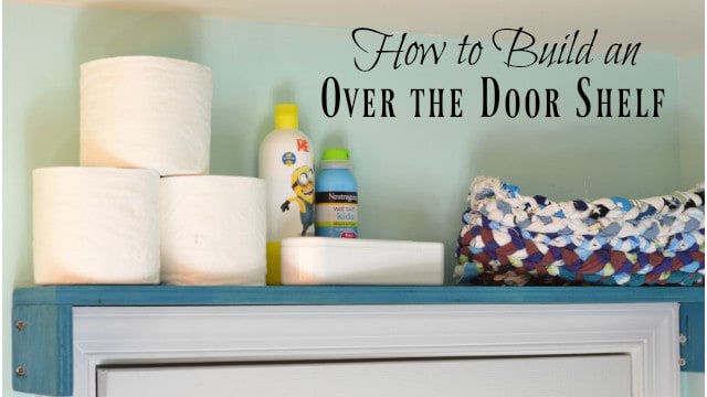 Add a DIY Door Shelf