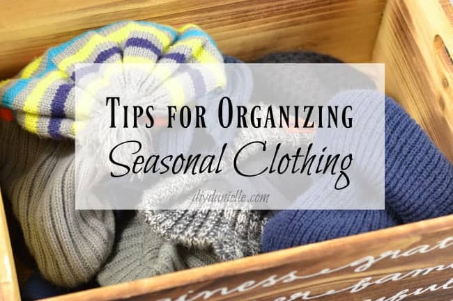 organizing seasonal clothing