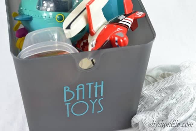 DIY Bath Toy Cleaning in Washing Machine