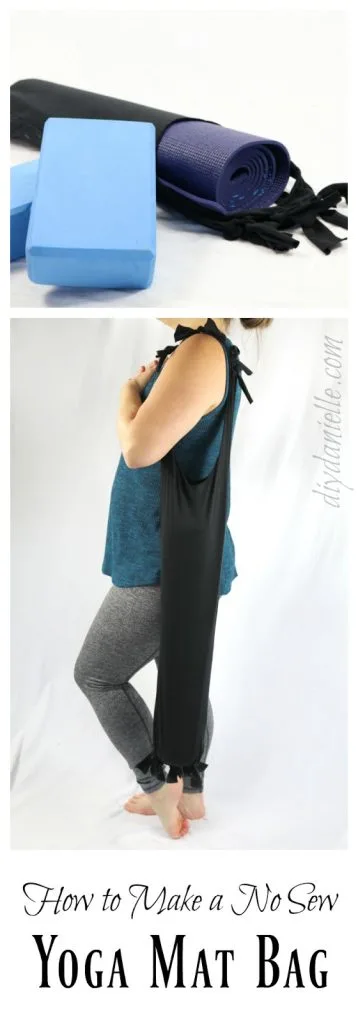DIY Yoga Mat Bag: No Sew from Old Yoga Pants