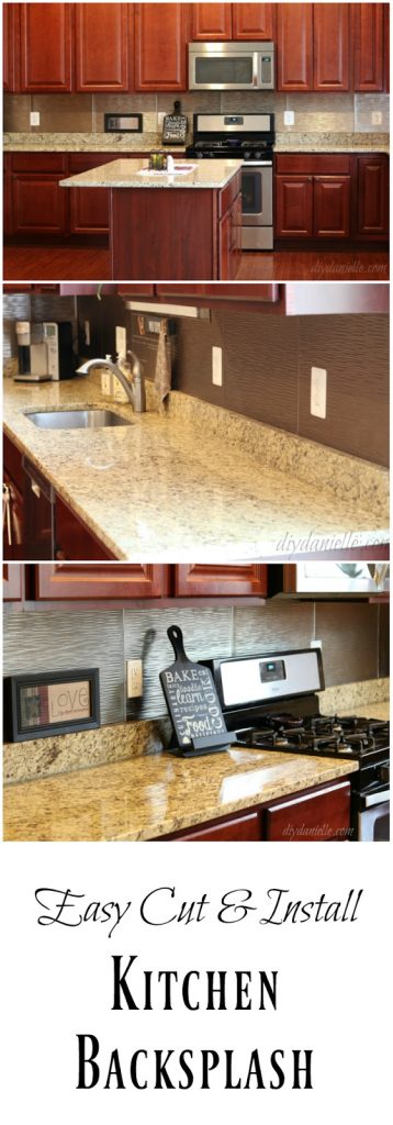 DIY Kitchen Backsplash without a wet saw.