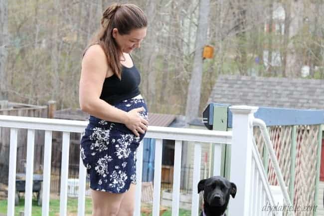 DIY Maternity Shorts for Summer