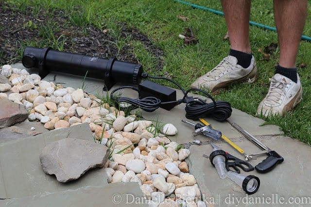 Clearing Algae From A Pond With A Uv Light Diy Danielle